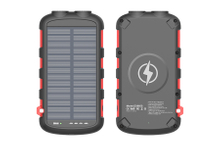 ES965S 20000mAh Solar power bank with LED camping light 
