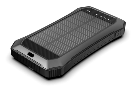 ES986S Solar Power Bank with Led Flashlight Portable 15000 mah Waterproof Solar Power Bank 